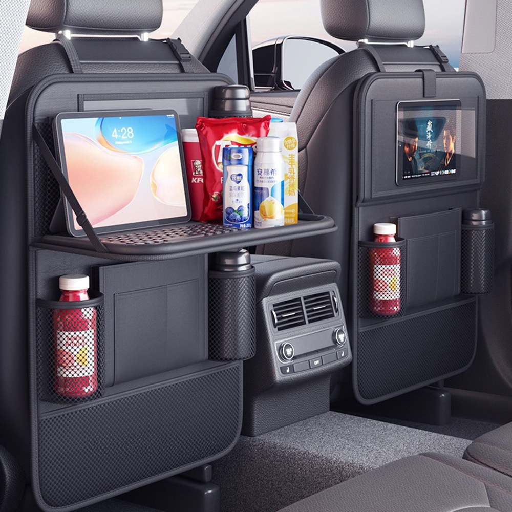 하우쏠 차량 뒷좌석 정리 테이블 수납함, 블랙, 1개 14,900원