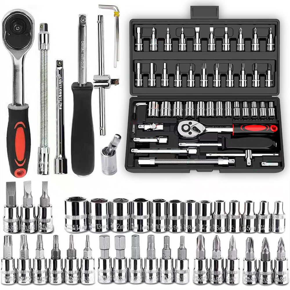 복스알 소켓렌치 46P 세트 검정색 복스공구 세트 자동차 공구 9,980원