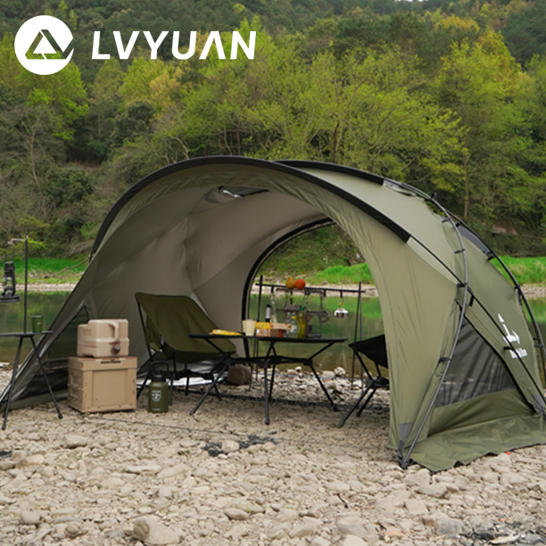 녹원 최신형 도킹쉘터 그늘막타프 차박 텐트 6-8인용 풀구성 대형 749,000원