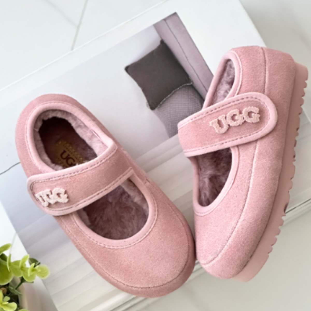 재고보유 바로출고오즈웨어 키즈 어그 로고 메리제인 OB970K[쿠팡 호주원] 72,900원