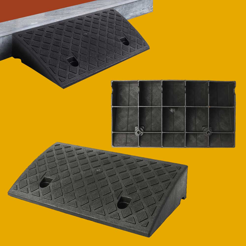 진입판 휠체어 경사로 발판 50x27x11cm 문턱 강화 플라스틱 14,400원