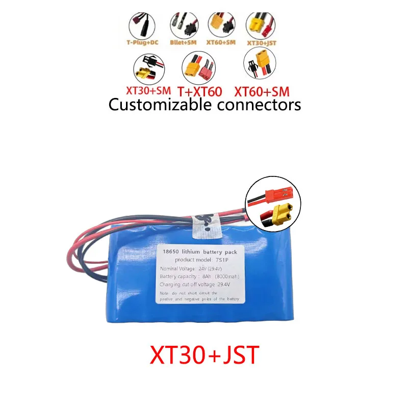 48V 8000mAh 13S2P 18650 충전식 리튬 배터리 팩 13S2P 30A BMS 포함 개조된 스쿠터 전기차 54.6V 충전 31,100원