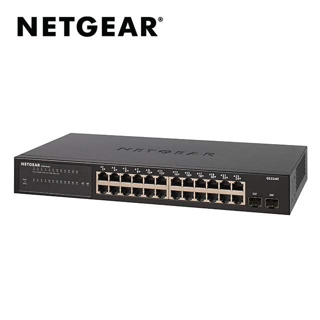 넷기어 GS324T 24포트 기가비트 관리형 스마트 매니지드 프로 스위칭 허브(전용 SFP 2포트) 390,000원