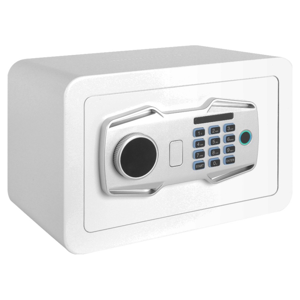 아이이피 디지털 지문인식 지폐투입구 비밀번호 소형금고 C20, 화이트 69,180원