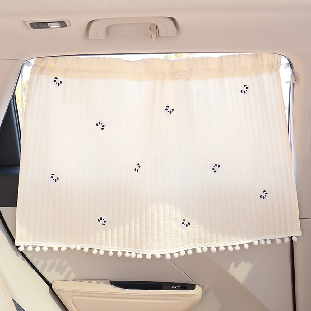 카템 차량용 사계절 누빔 햇빛가리개 세트 CT437, 팬더, 1세트 10,600원