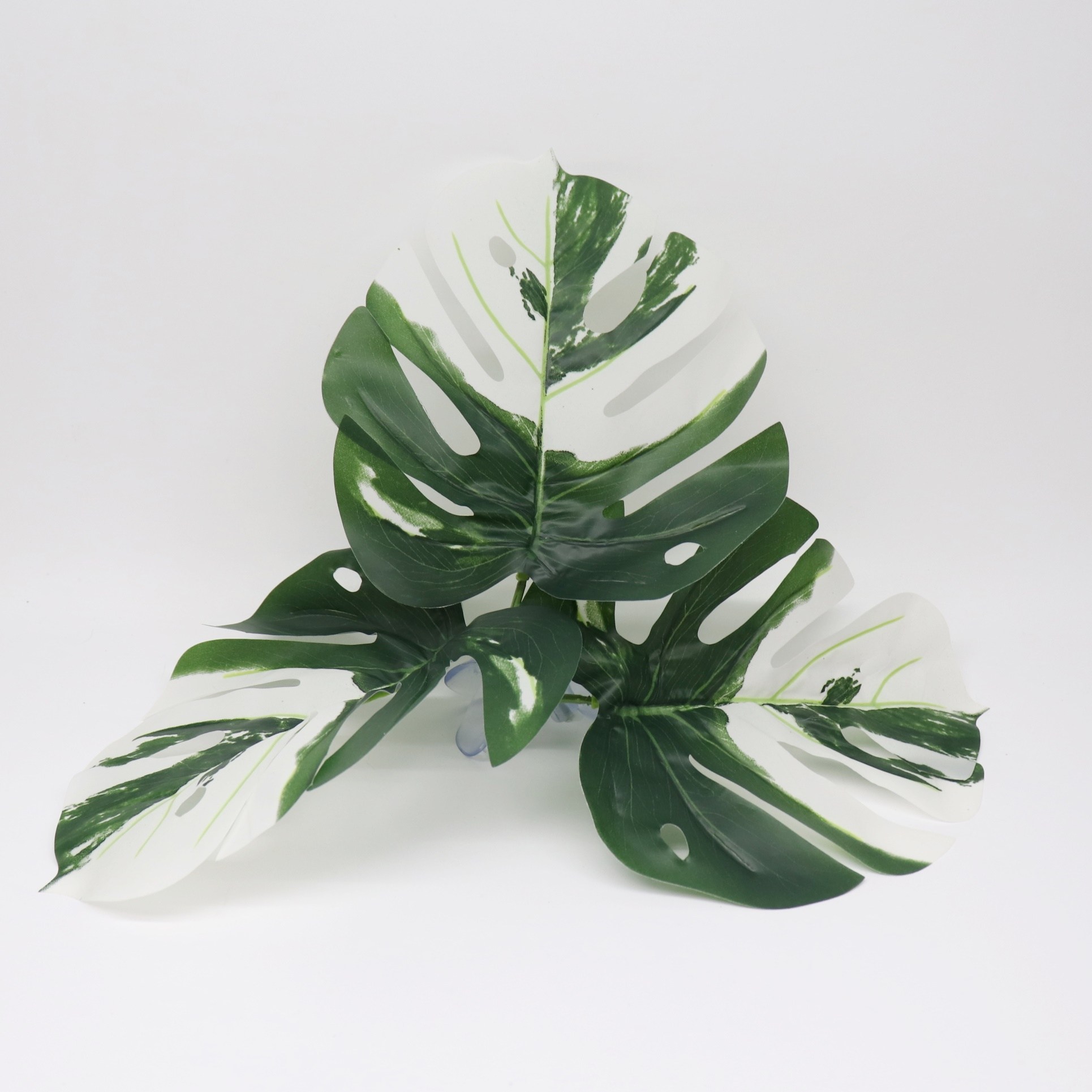 알보몬스테라 나뭇잎 잎사귀 큐방 흡착식 그늘막 크레스티드게코 사육장 인조식물 사육장꾸미기, 1개 2,500원