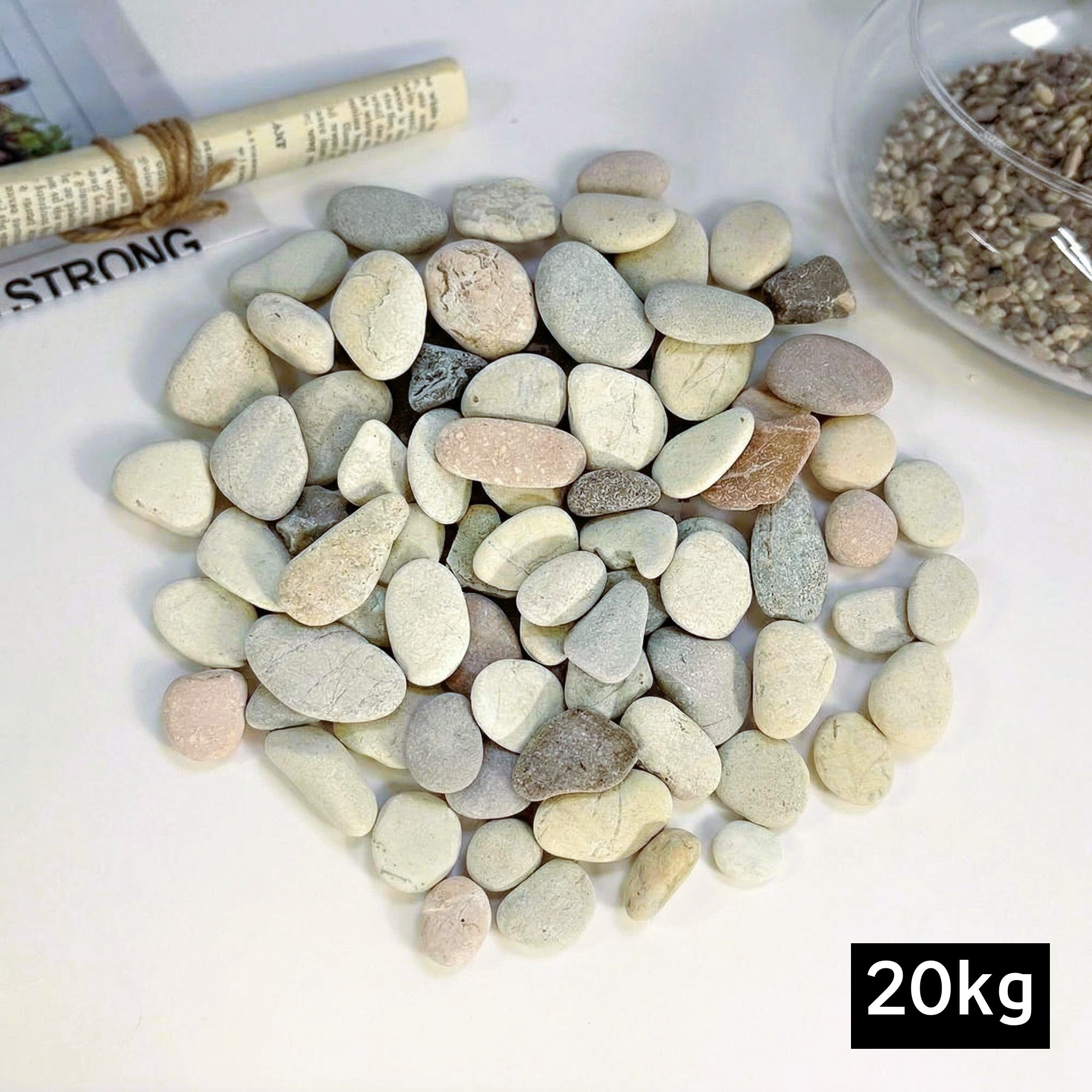 프리미엄 콩자갈 베이지 그린, 1개, AK콩자갈, 12-15mm, 20kg 26,000원