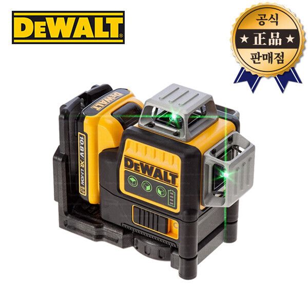 디월트 레이저레벨 DCE089D1G(그린) 1배터리 2.0Ah 수평기 측정 DE0892G DW089D1G 그린레이저레벨, 1개 610,100원