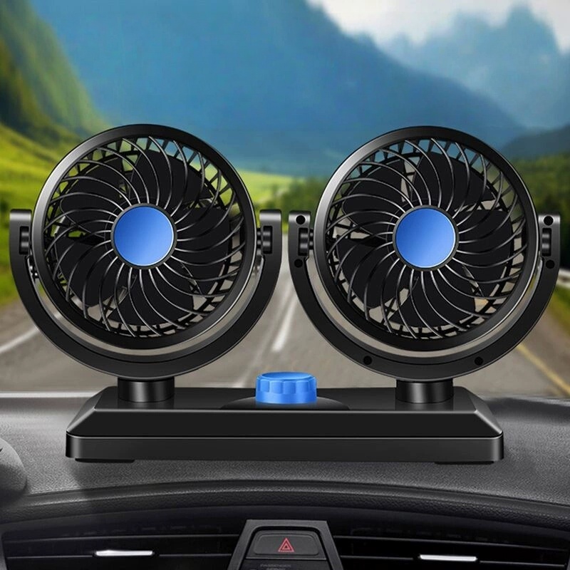 차량용선풍기 듀얼 화물차 자동차 서큘레이터 미니 차풍기, 블랙 23,880원