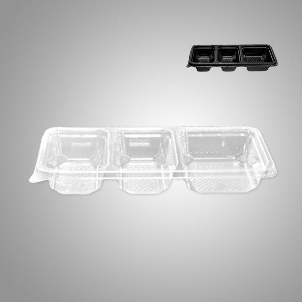 행복물류 PT반찬3칸용기 (DS-401)투명 600개 79,980원