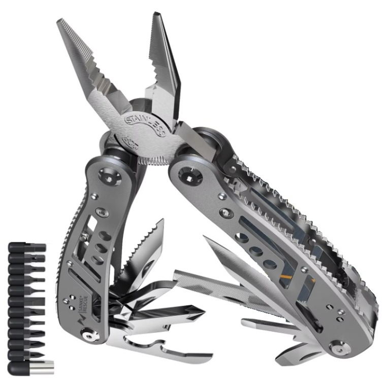 디와이툴즈 다용도 3세대 24in1 멀티툴 공구 캠핑 아웃도어 서바이벌, 1개 18,100원