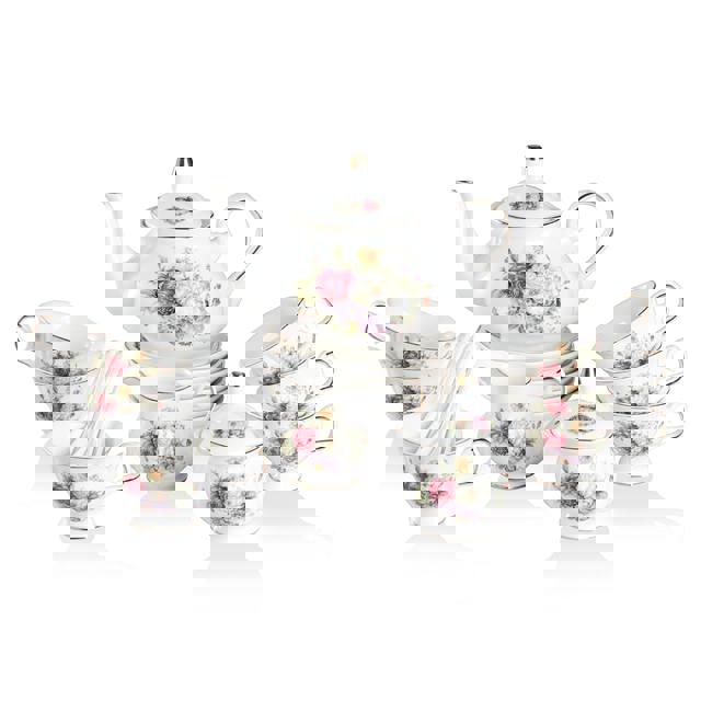 도자기 티 세트/명품 찻잔세트/ 스웨자르 도자기 티 세트, 빈티지 브리티 (Color-Flower Style) 131,290원