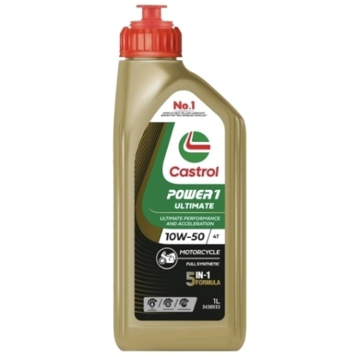 캐스트롤 파워원 POWER 1 ULTIMATE 파워원얼티메이트 R4 파워원레이싱(구) 10W50 100%합성 4T엔진오일 오토바이오일 고RPM전용 (1L) 17,000원