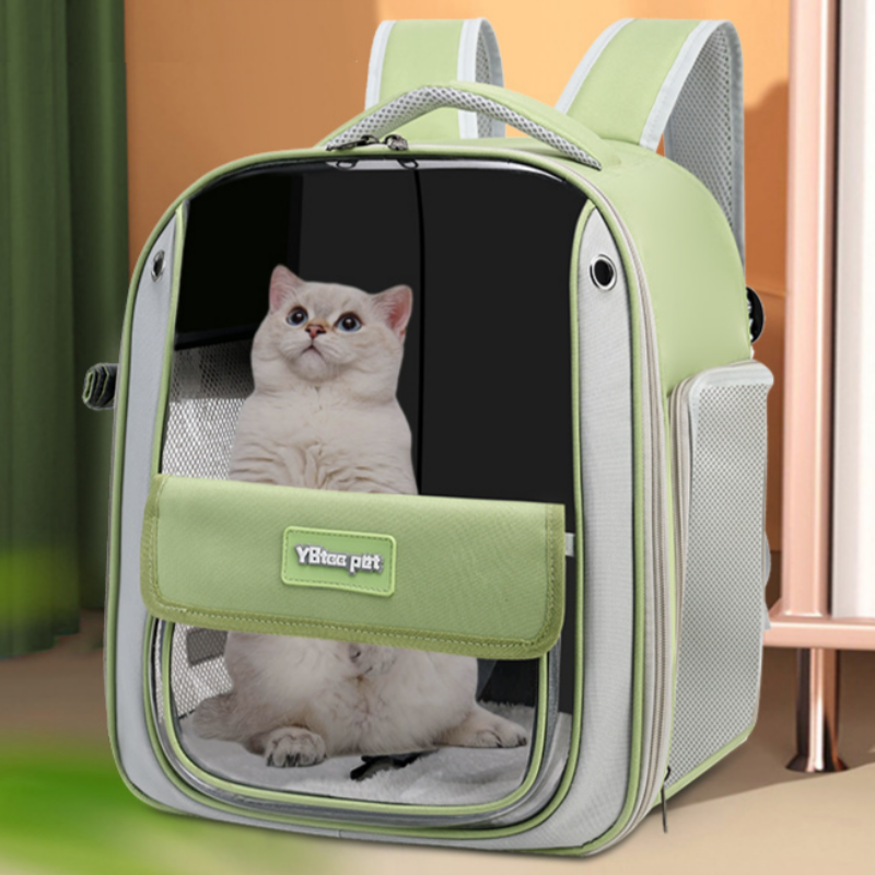 PSMK 투명 강아지 이동가방 백팩, 1개, 그린 22,600원