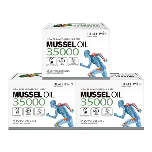 뉴질랜드 헬스윈 초록입홍합오일 그린머슬 35000mg 286,650원