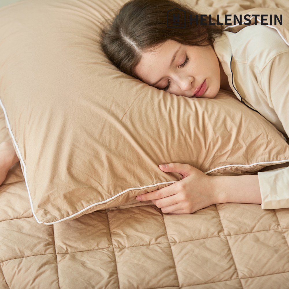 [헬렌스타인] 프랑스 양모 베개커버 + 다운필 베개 50X70 120,000원