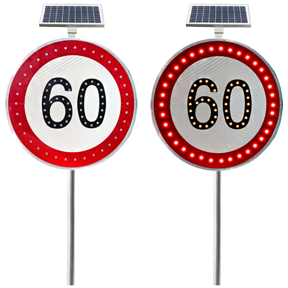 케이세이프 쏠라 태양광 LED 점멸 표지판 도로 교통 안전 발광 싸인보드 340,000원