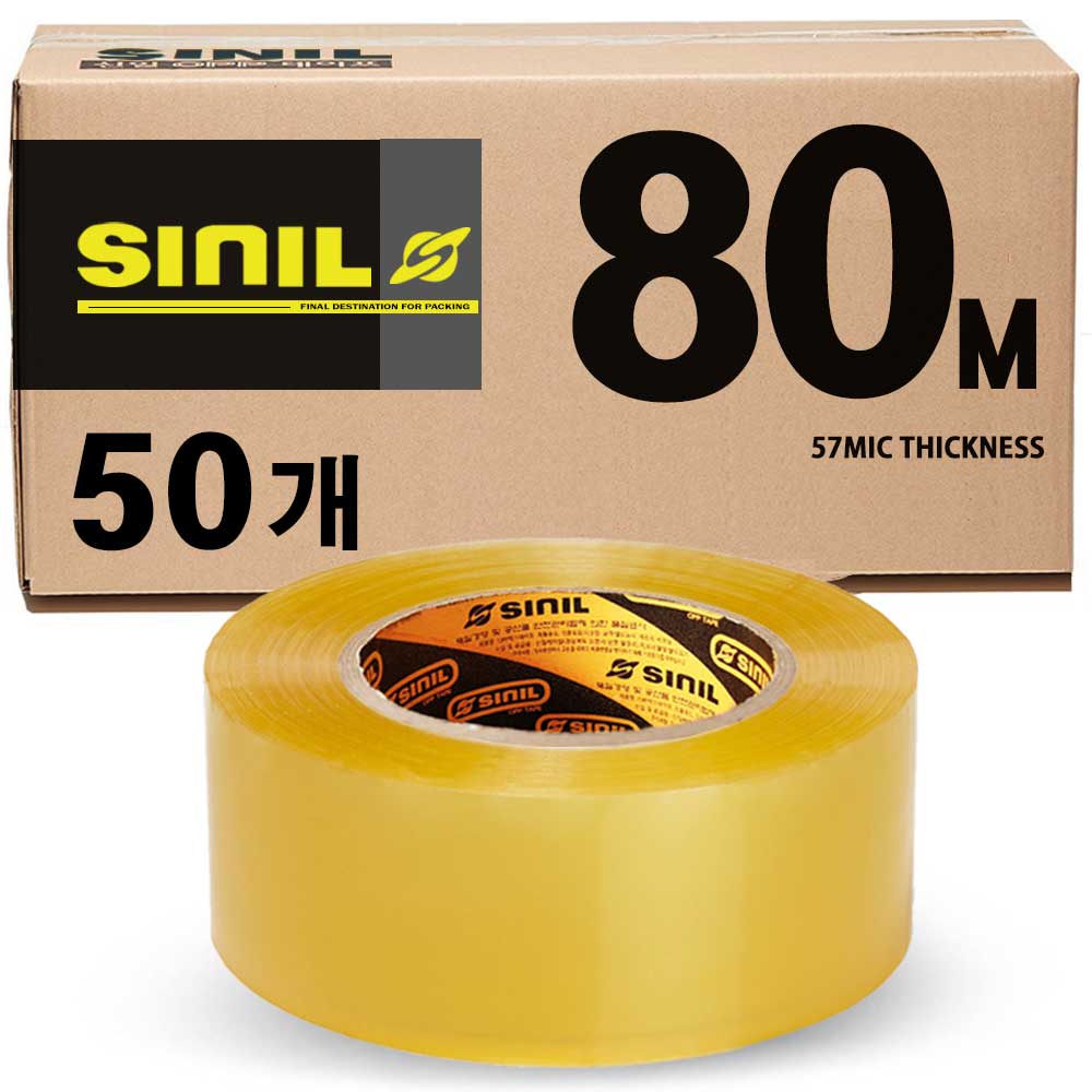 신일 투명 OPP 박스테이프 80m 50개 47,040원
