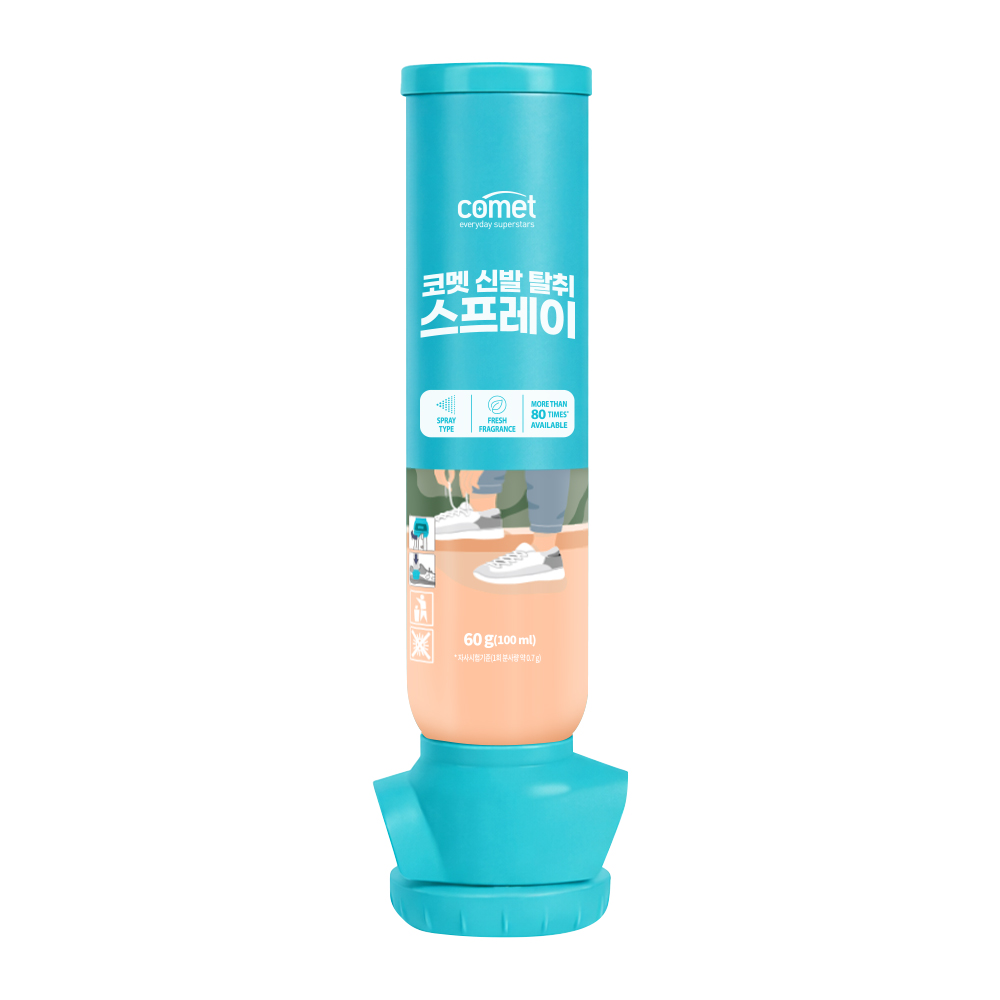 코멧 신발 탈취 스프레이 프레쉬향 100ml 국내제조 5,000원