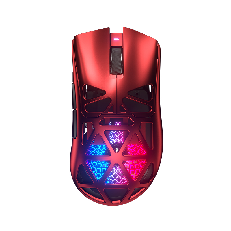 FURYCUBE G11 초경량 무선 게이밍 마우스 PAW3311 센서 메테오 볼캐노 다이내믹 RGB 3모드 연결 6단계 DPI 인체공학적 디자인 대용량 장시간 사용, 메탈 레드, G11마우스 36,900원