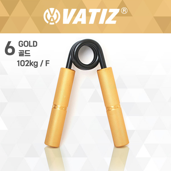 [VATIZ] 바티즈 레인보우 악력기 6단계 고정형 모음전, 6단계 골드 20,900원