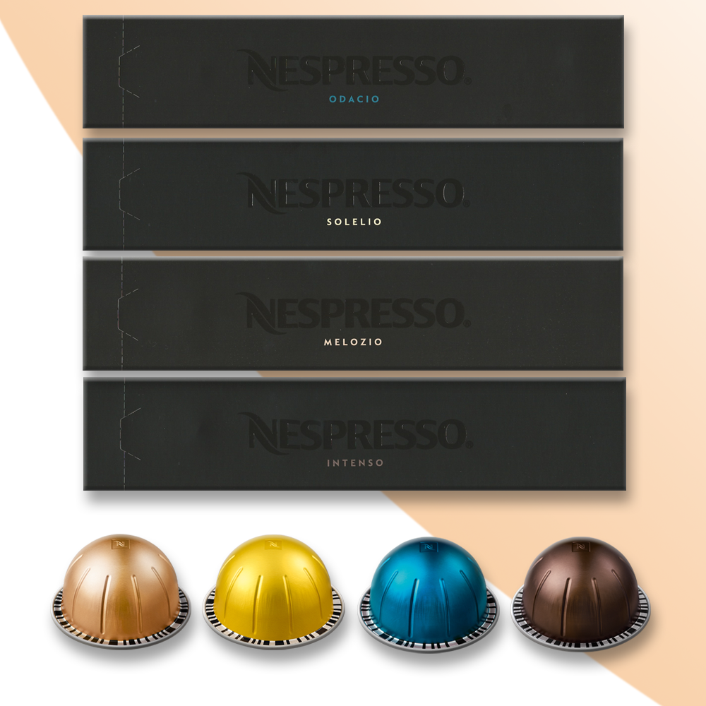 네스프레소 버츄오 캡슐커피 머그(230ml)시그니쳐 4종(솔레,멜로,인텐소,오다) 165,000원