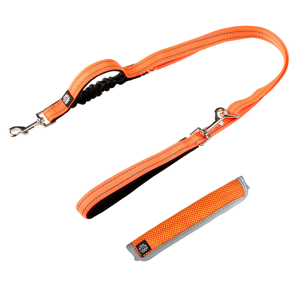 멍템 반려동물 폴딩 길이조절 리드줄 기본고리, 오렌지, 1개 22,300원