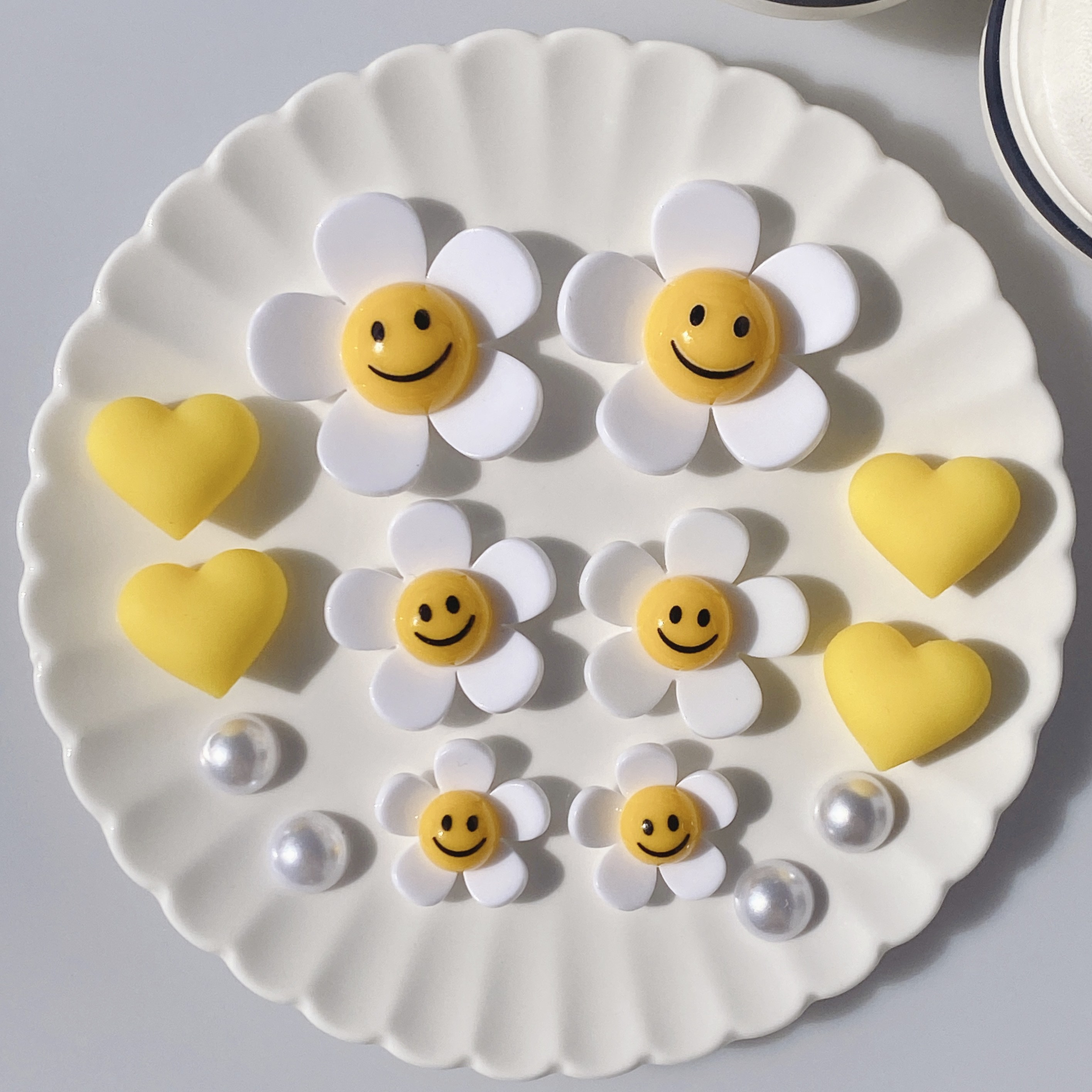 3D 입체 진주 웃음꽃 파츠 14pcs 세트 11,900원