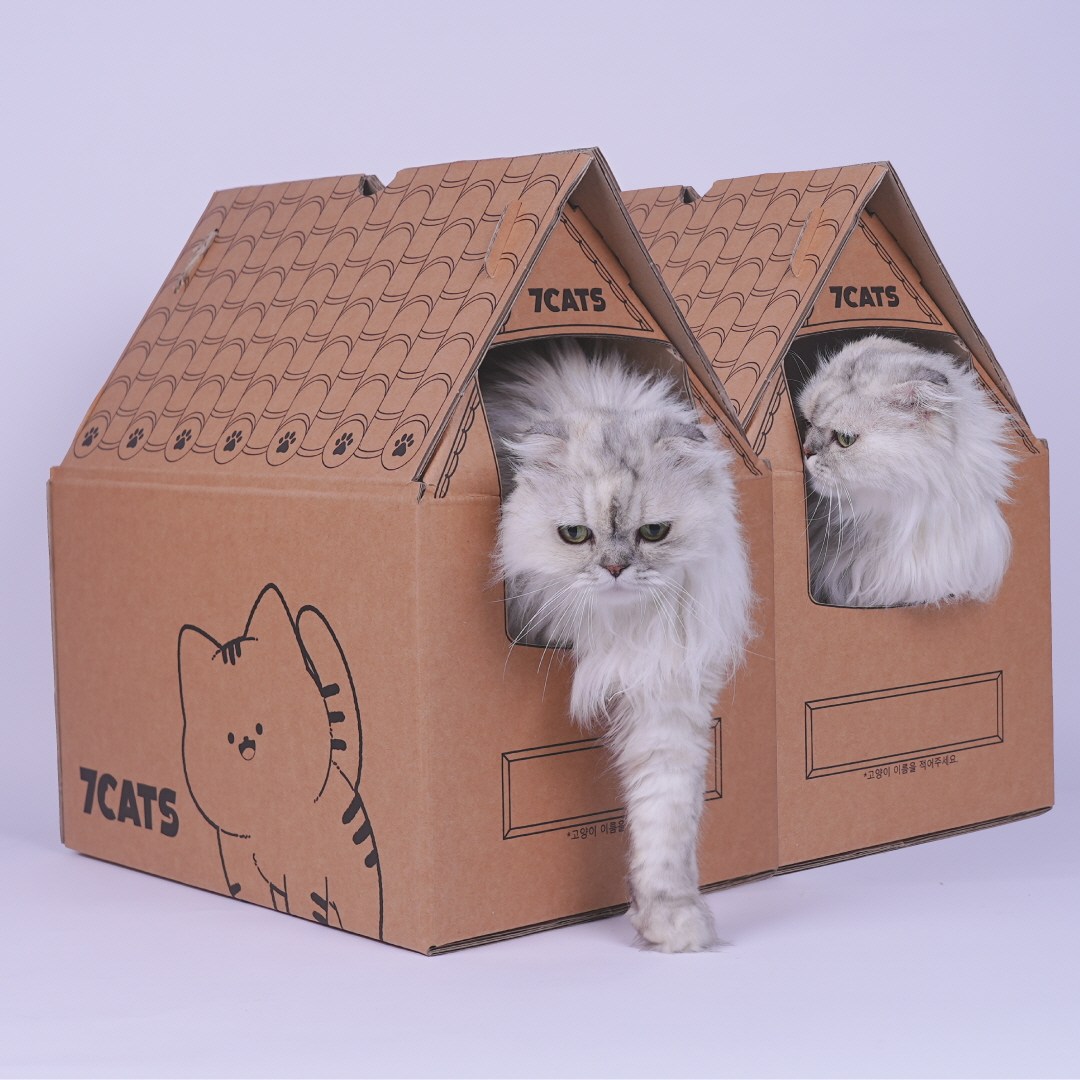 먼지없는 7CATS 싸냥 프리미엄 벤토나이트 고양이모래 무향 6kg x 6개 + 숨숨집 패키지, 18kg, 2세트, 무향 64,000원