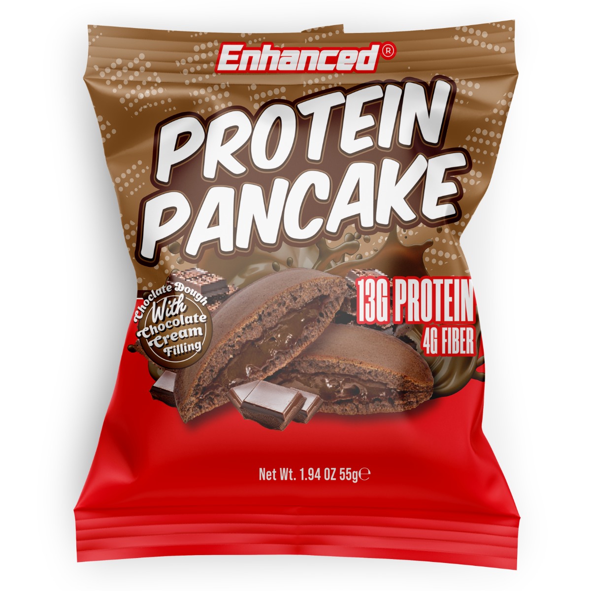 인핸스드 프로틴 팬케이크 10개입 더블초콜릿맛 ENHANCED PROTEIN PANCAKE 단백질 다이어트간식, 55g, 1박스 49,900원
