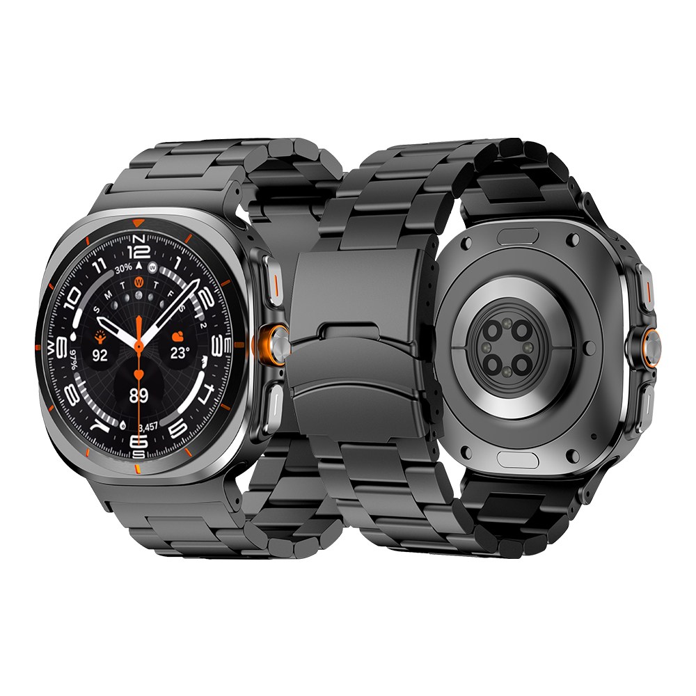 엔인원 갤럭시워치 울트라 티타늄 메탈 스트랩 디버클 시계줄, 블랙, 1개 29,900원