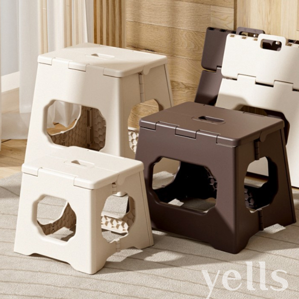 안전잠금 접이식 의자 플라스틱 폴딩 체어 휴대용 간이, 브라운 7,900원