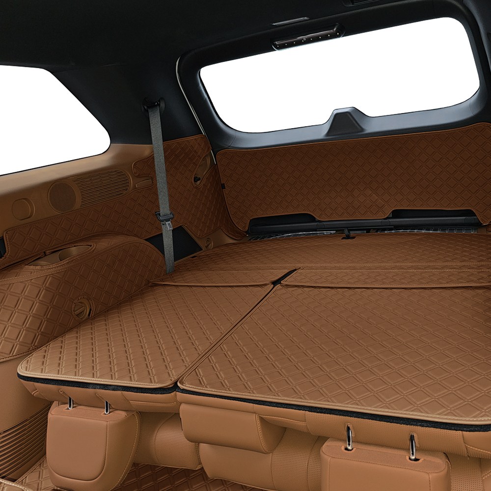 디올뉴 팰리세이드 LX3 스퀘어 가죽 카매트 풀커버, 라이트그레이 134,000원