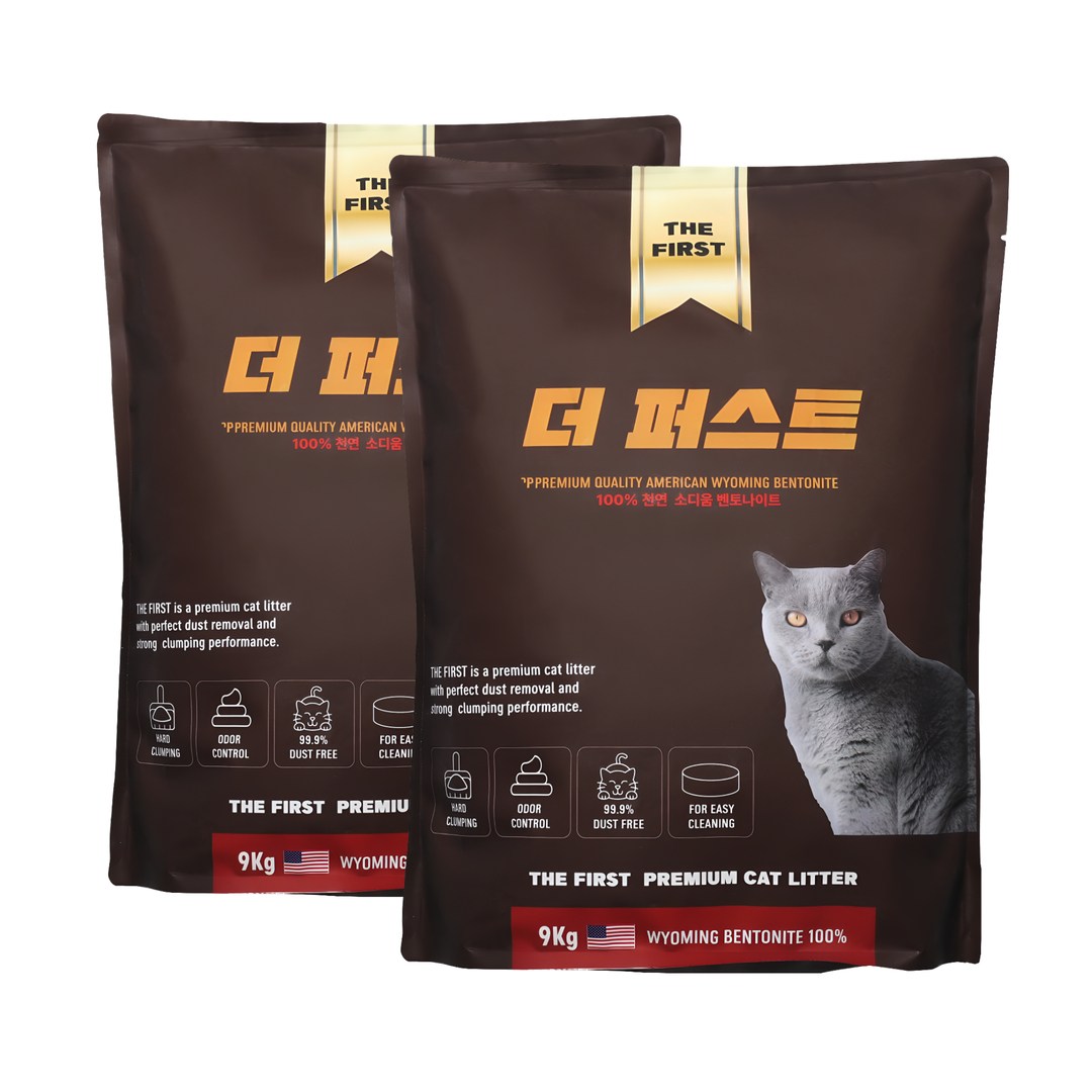 더퍼스트 천연소디움 와이오밍산 프리미엄 벤토나이트 고양이모래 18kg 42,100원