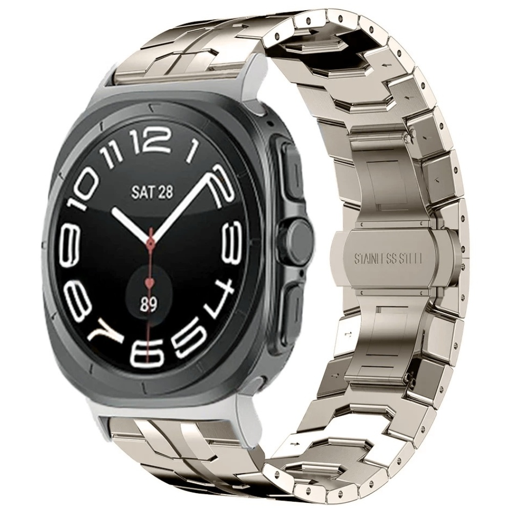 삼성 갤럭시워치 7/8 울트라 2025 호환 스테인리스 메탈 스트랩 47mm, 티타늄, 1개 21,980원