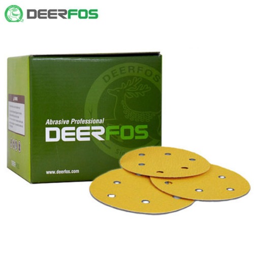 디어포스 찍찍이 종이 원형사포 DA367 125mmx6H 6홀 400방 (100장), 현재가 26,290원