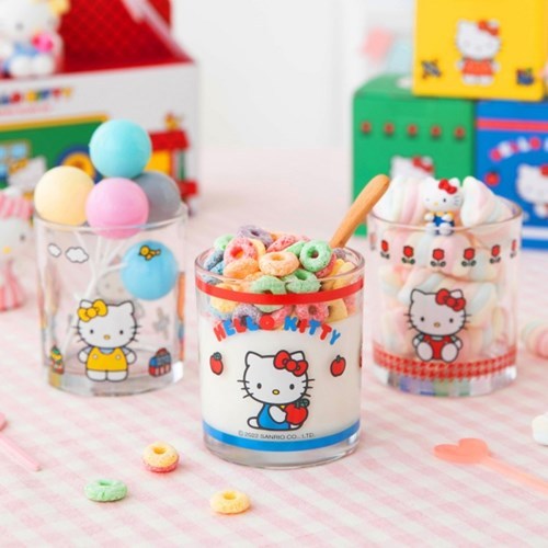 Sanrio 헬로키티 레트로 컵 3P 세트, 단일색상 31,250원