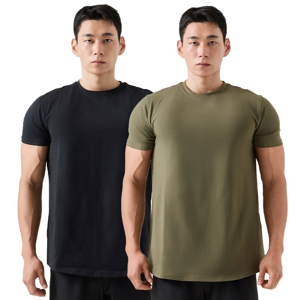 [1+1] 맥스모어 몸좋아보이는 무지 머슬핏 반팔티셔츠 29,900원