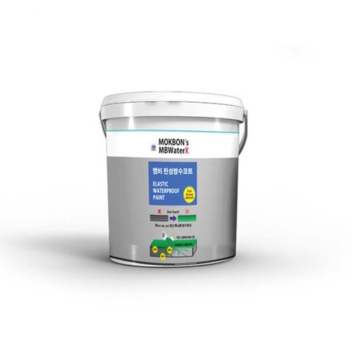 [MB] 엠비 탄성방수코트 3.5 / 16L 일액형 3in1 셀프시공 옥상방수 크랙보수, 회색, 3.5L, 1개 52,000원