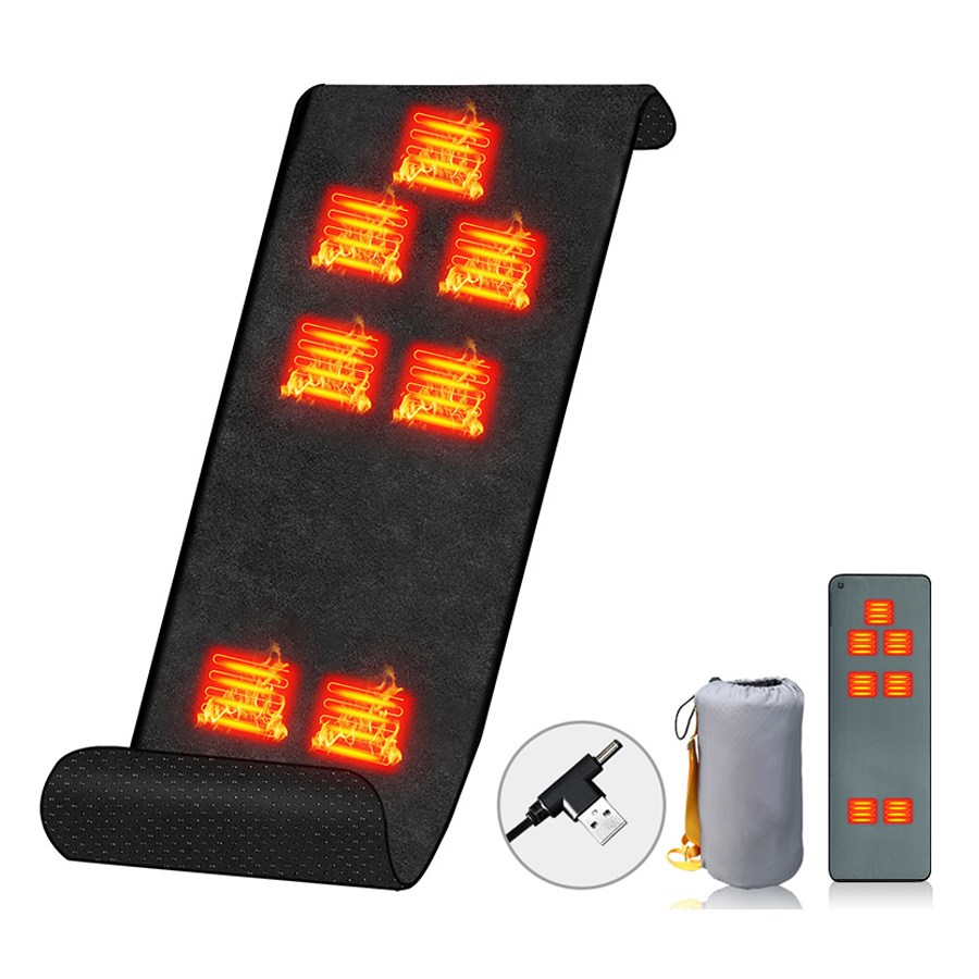 KLIFE 7구역 USB 발열매트 차박 캠핑 침대 거실 온열매트 3단 온도조절 휴대용 수납 파우치 포함 48,900원