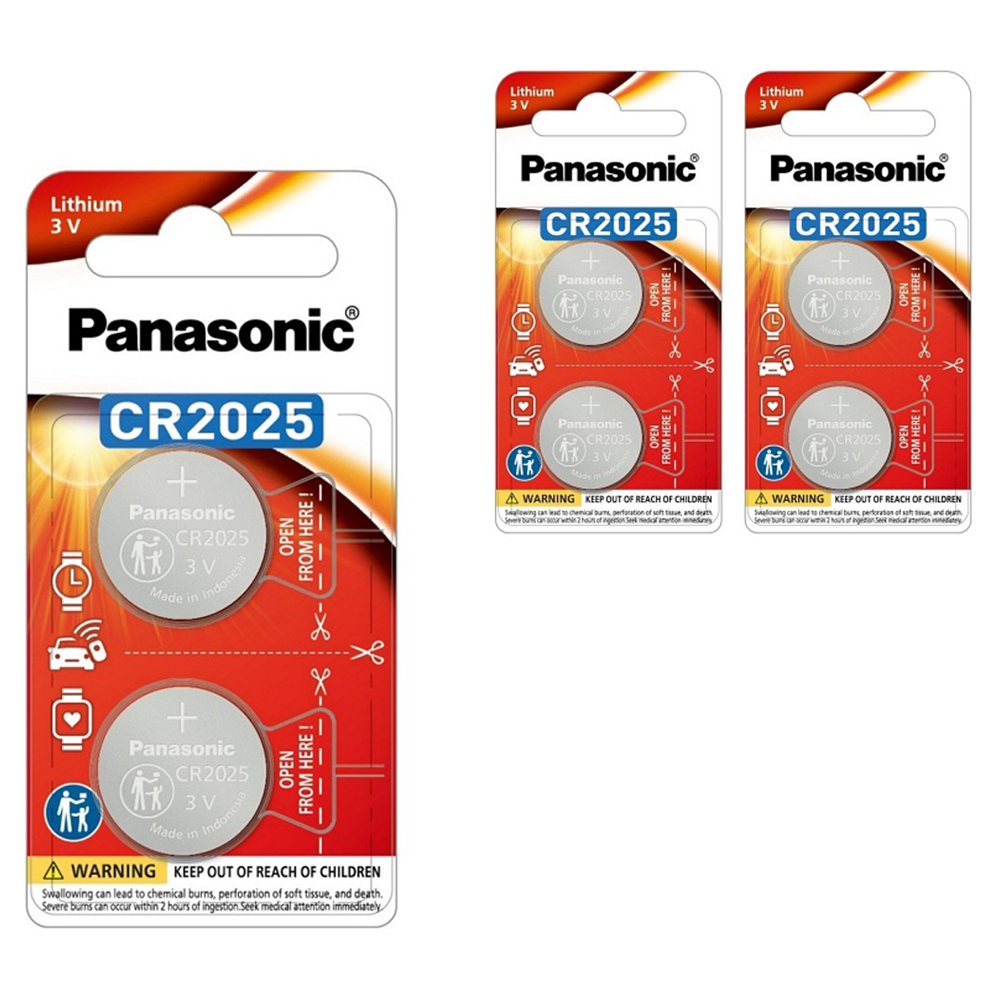 파나소닉 파워세이프티패키지 리튬 코인건전지 CR2025, 2개입, 3개 9,530원