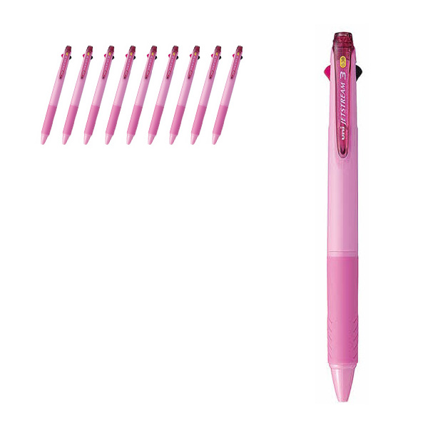 제트스트림 3색 멀티펜 SXE3-400 0.38mm, 딥베이비핑크 BP, 10개 33,000원
