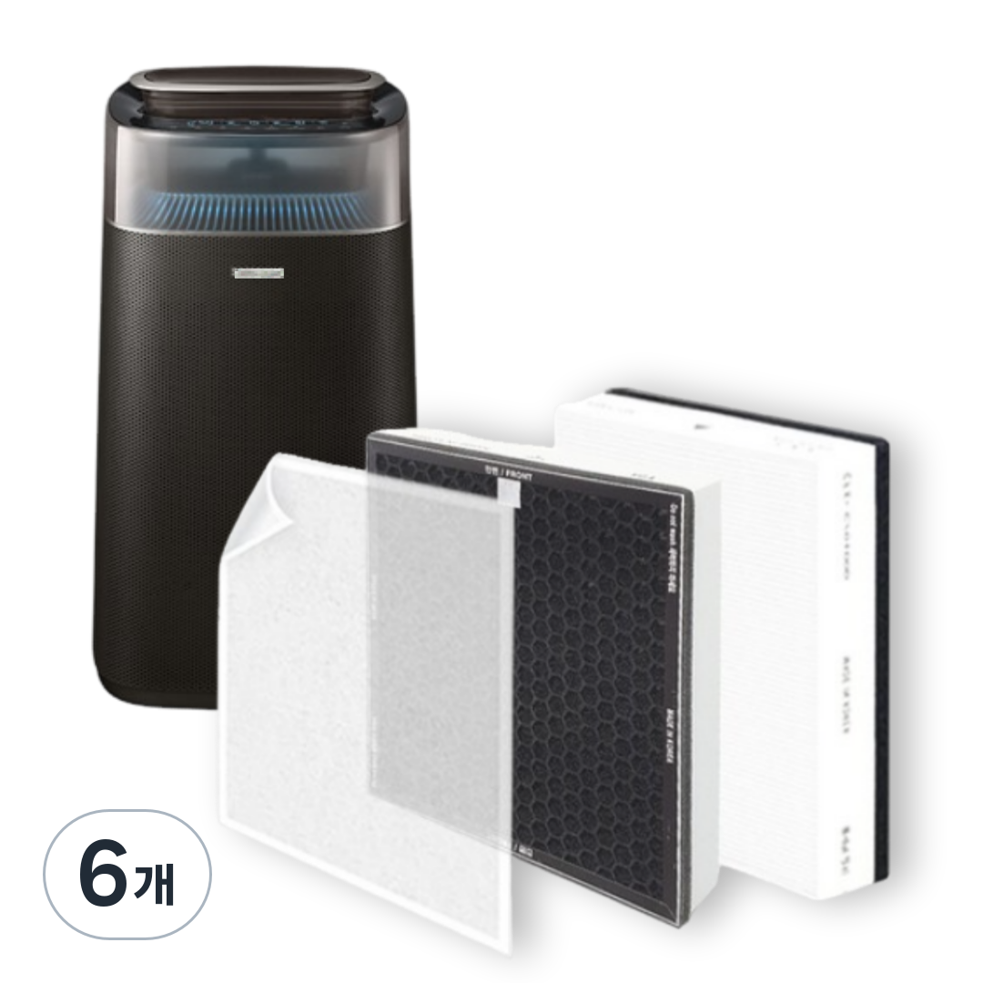 삼성 블루스카이 해파+탈취+필터세이퍼 필터세트 CFX-C100D 전용 호환, 5.CFX-C100D 프리미엄형, 6개 109,560원