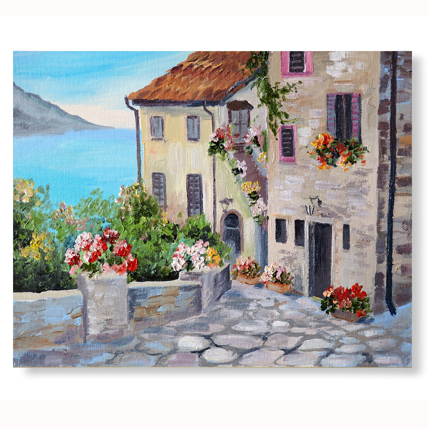 세잔느화실 지중해 바다풍경 그림 액자 카페 인테리어 현관액자 18,600원