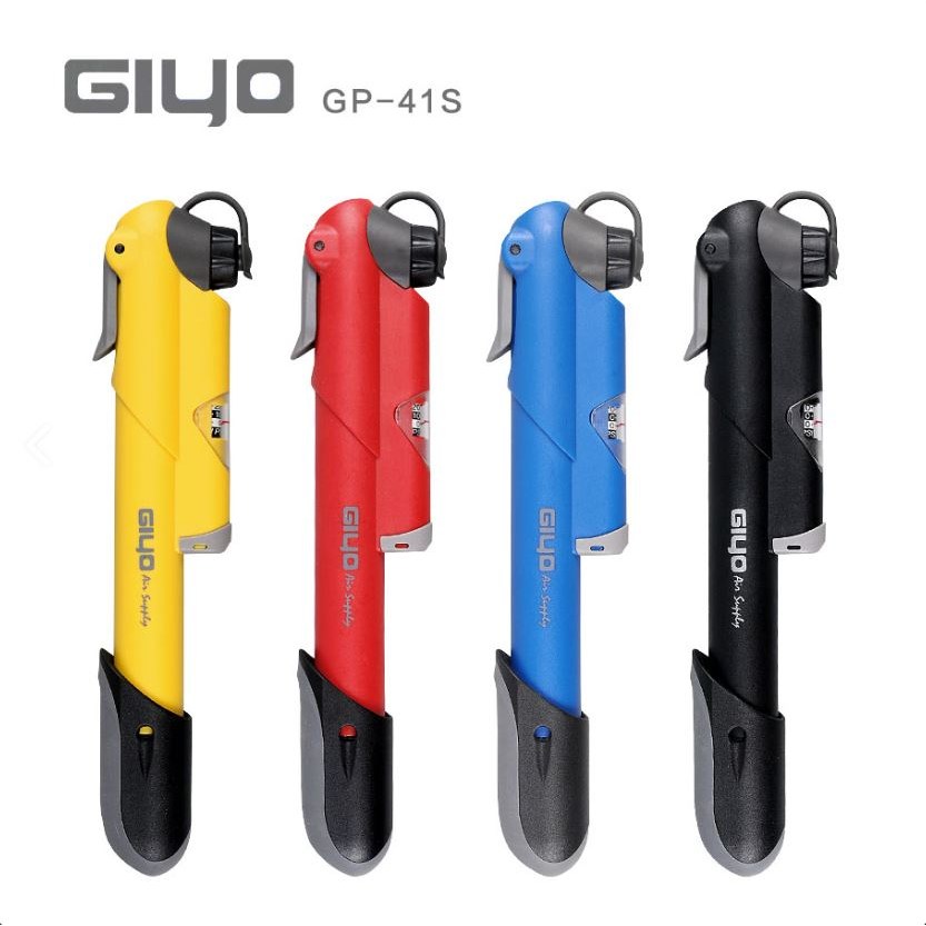 GIYO 자전거 미니 휴대용 펌프 게이지타입  프레스타 슈레더 밸브 13,990원