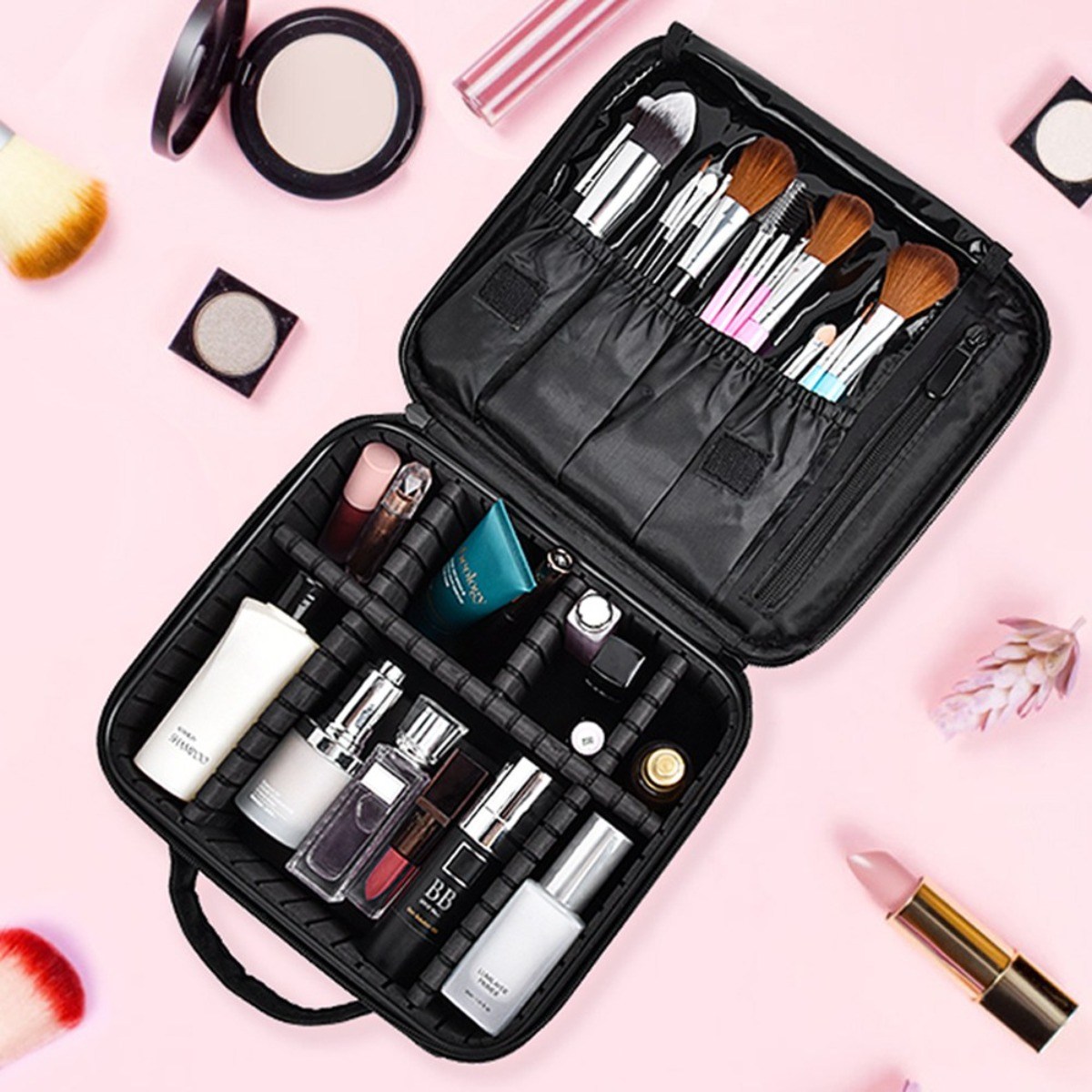 메이크업박스 여행용 화장품 메이크업 파우치 가방 블랙 핑크 소형 중형 25,160원