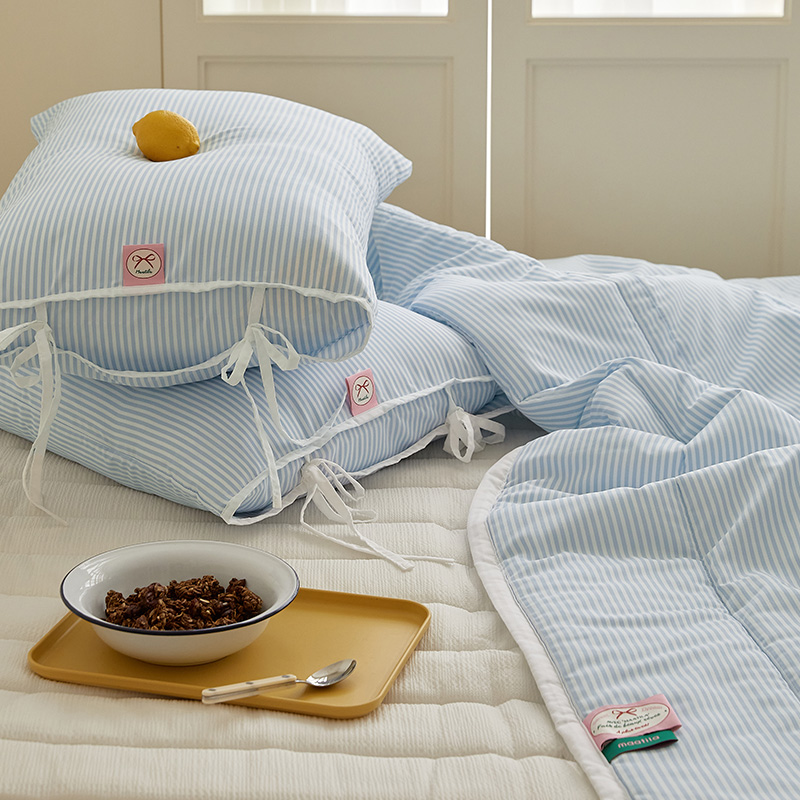 마틸라 리본케이크 스노우 시어서커 양면 차렵이불 37,900원