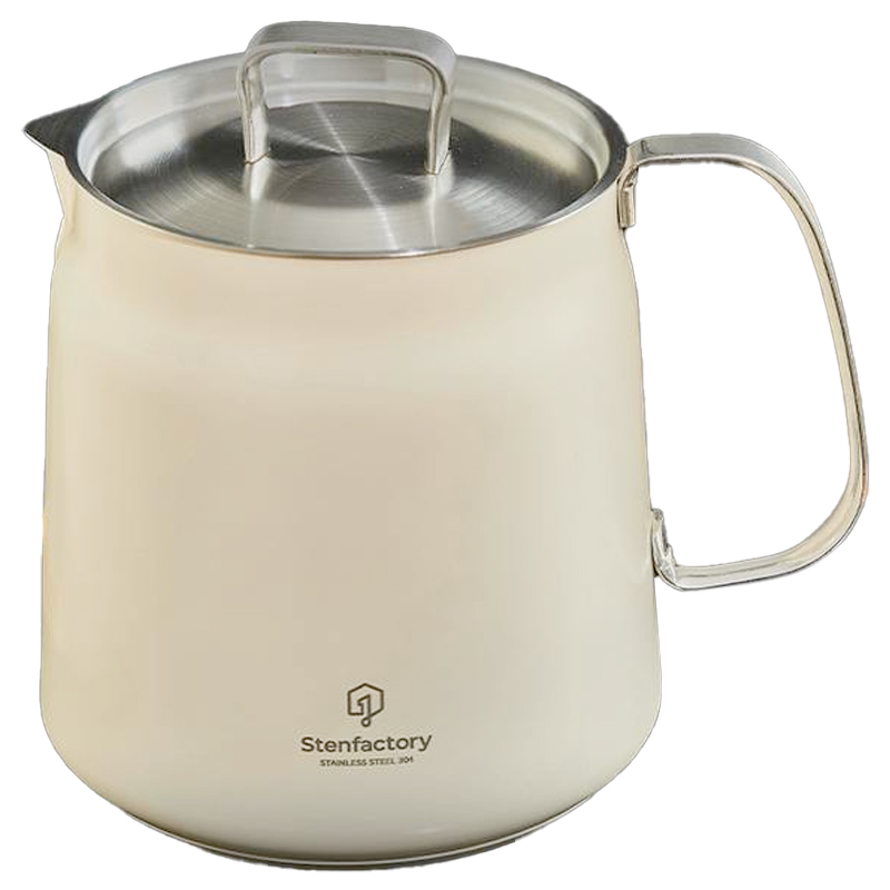 스텐팩토리 스텐304 세라믹코팅 케틀팟 IH 주전자, 1개, 크림 + 스텐, 2L 35,900원