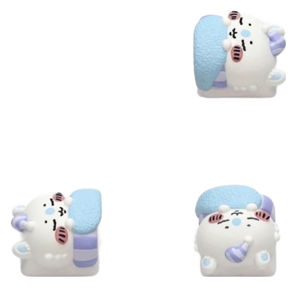 힐링마켓 귀염귀염 캐릭터 키캡 (기계식 키보드 십자형 적용), 일반형, 이미지색상, 모델6-치이모몽 19,200원