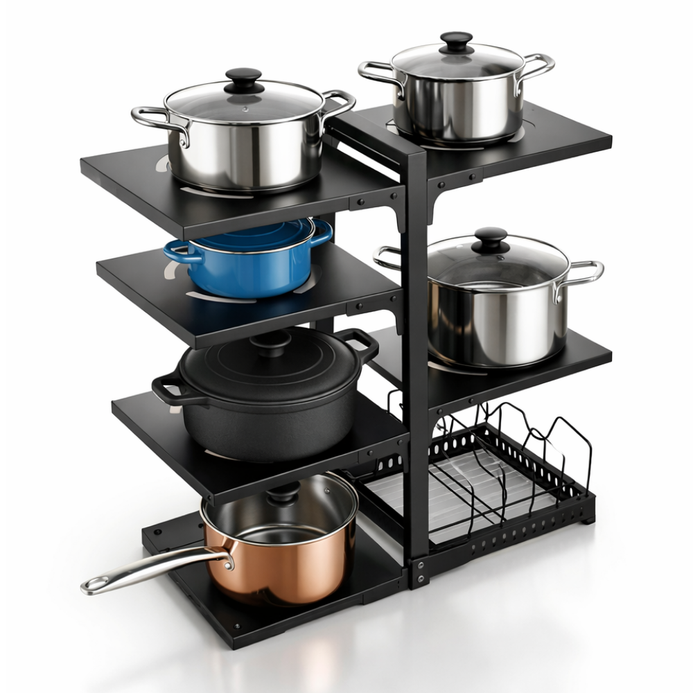 비전루트 높이조절 후라이팬 냄비 정리대 5단 7단 28,500원